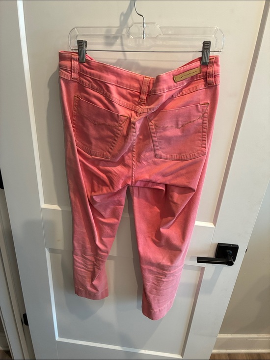 Christopher Blue Denim - Christopher Blue Pink Cropped Stretch Jeans SIZE 6